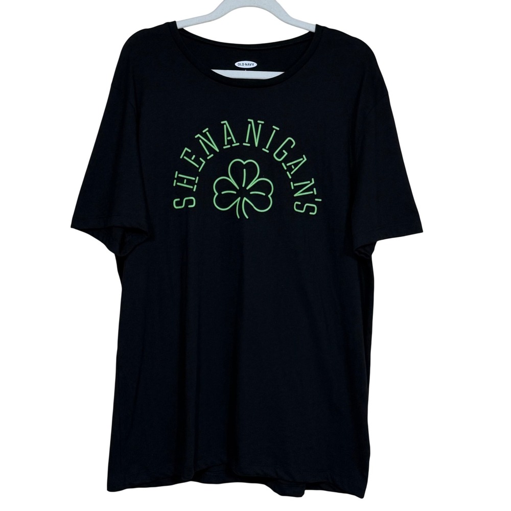 Old‎ Navy Shenanigans Graphic T-Shirt Mens L Black